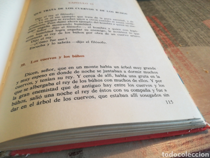 Libros de segunda mano: Calila y Digna - Alfonso X - Edici&oacute;n escolar - 1974 - Foto 15