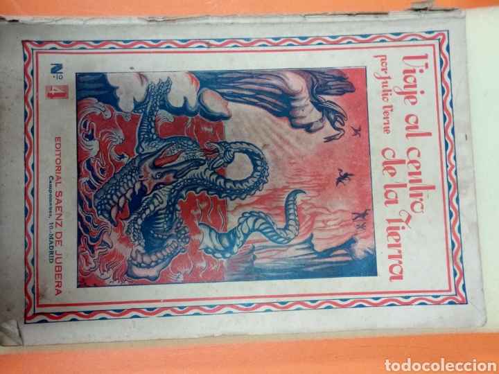 Libros de segunda mano: VIAJE AL CENTRO DE LA TIERRA EDITORIAL SAENZ DE JUBERA N&ordm;4 - Foto 1