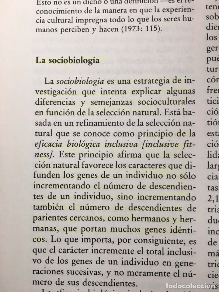 Libros de segunda mano: Introducci&oacute;n a la antropolog&iacute;a general. Marvin Harris. Alianza 1985 - Foto 7