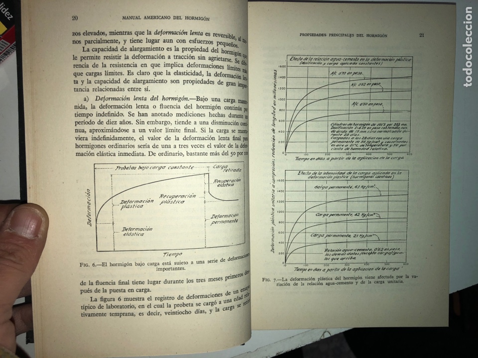 Libros de segunda mano: MANUAL DEL HORMIG&Oacute;N. EDITORIAL DOSSAT S.A. 1952. - Foto 3