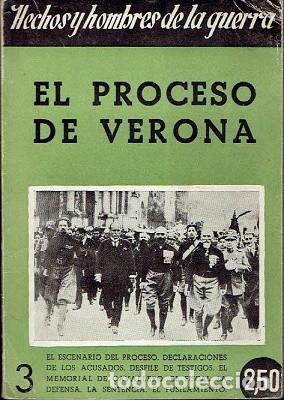 Libros de segunda mano: El proceso de Verona. Solano, Ram&oacute;n (PACE, 1944) - Foto 1