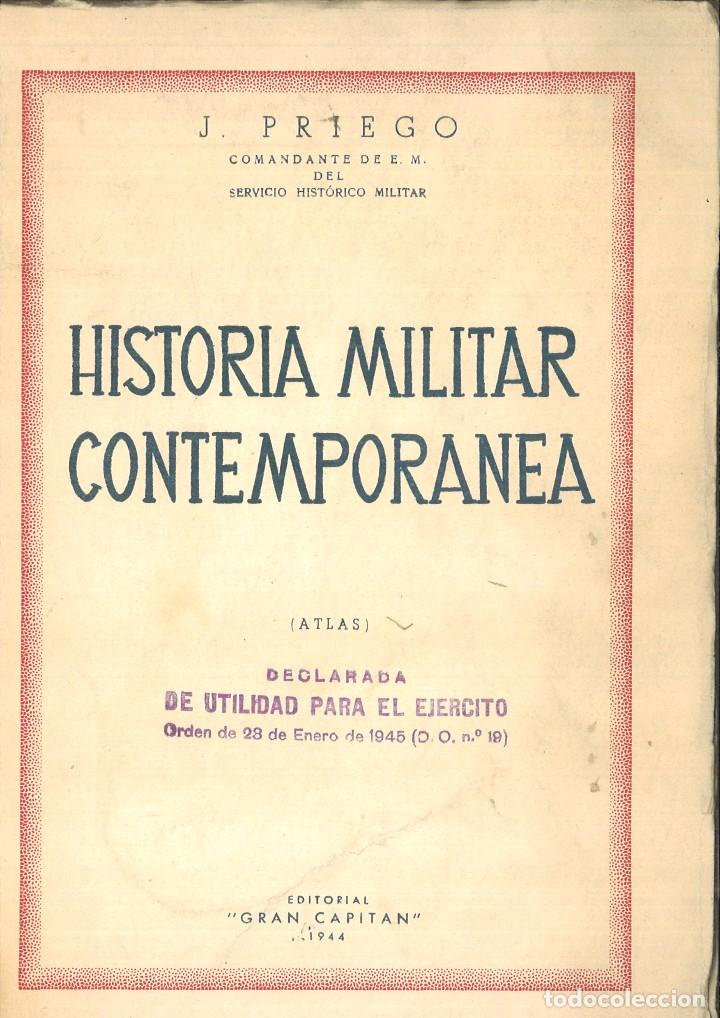 Historia Militar Contemporánea (atlas). J. Prie - Vendido En Venta ...