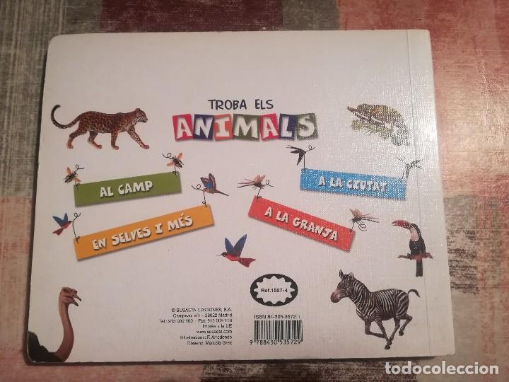 Libros de segunda mano: Troba els animals en selves i m&eacute;s - Susaeta - en catal&agrave; - Foto 2