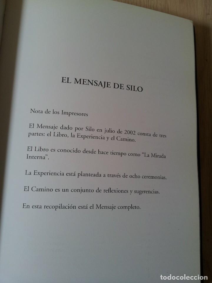 Libros de segunda mano: EL MENSAJE DE SILO - EDITORIAL EDAF 2008 - Foto 2