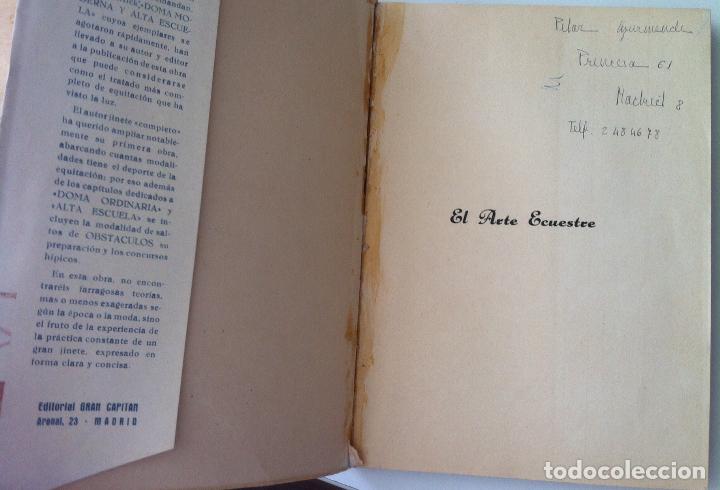 Libros de segunda mano: KIRKPATRICK. El arte ecuestre. 1950 - Foto 3