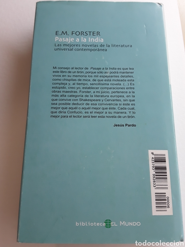Libros de segunda mano: Pasaje a la India / E.M. Forster / Biblioteca El Mundo n&deg; 6 - Foto 2