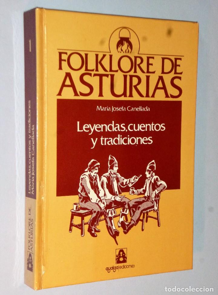Libros de segunda mano: FOLKLORE DE ASTURIAS. LEYENDAS, CUENTOS Y TRADICIONES. - Foto 1
