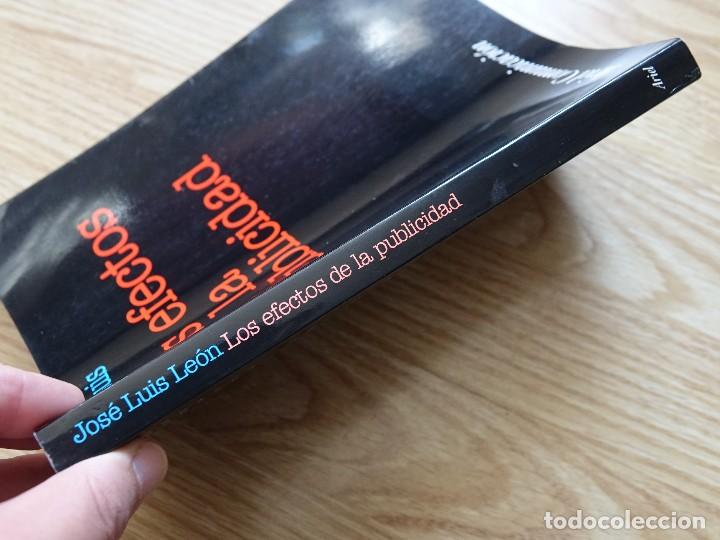 Libros de segunda mano: Los efectos de la publicidad Jos&eacute; luis Le&oacute;n Ariel comunicaci&oacute;n 1996 - Foto 3