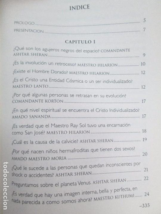 Libros de segunda mano: INTERROGANTES. ARACELI EGEA. METAFISICA RENOVADA RAY SOL. EDITORIAL EX LIBRIS 2004. - Foto 13