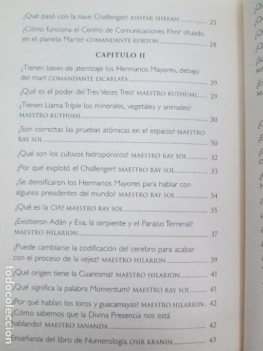 Libros de segunda mano: INTERROGANTES. ARACELI EGEA. METAFISICA RENOVADA RAY SOL. EDITORIAL EX LIBRIS 2004. - Foto 14