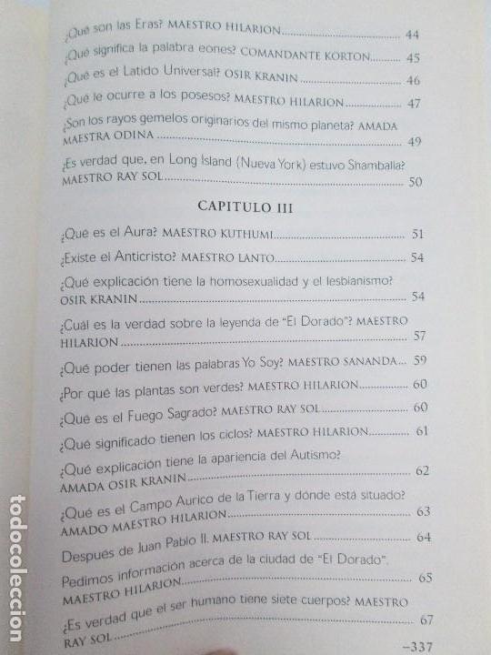 Libros de segunda mano: INTERROGANTES. ARACELI EGEA. METAFISICA RENOVADA RAY SOL. EDITORIAL EX LIBRIS 2004. - Foto 15