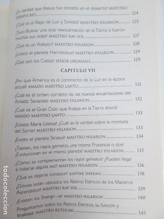 Libros de segunda mano: INTERROGANTES. ARACELI EGEA. METAFISICA RENOVADA RAY SOL. EDITORIAL EX LIBRIS 2004. - Foto 19
