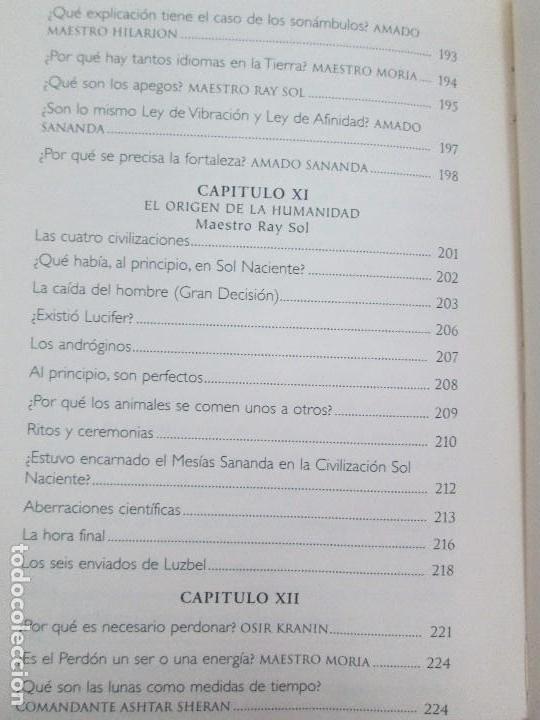 Libros de segunda mano: INTERROGANTES. ARACELI EGEA. METAFISICA RENOVADA RAY SOL. EDITORIAL EX LIBRIS 2004. - Foto 22