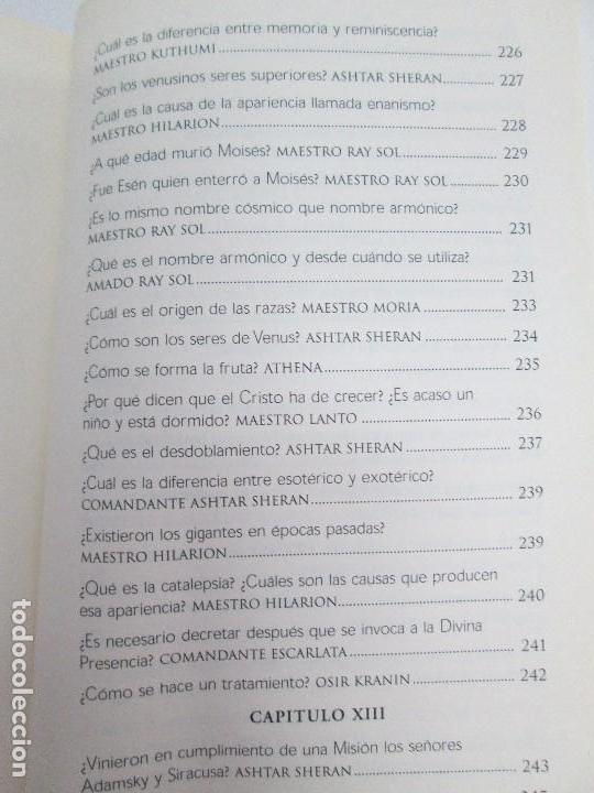 Libros de segunda mano: INTERROGANTES. ARACELI EGEA. METAFISICA RENOVADA RAY SOL. EDITORIAL EX LIBRIS 2004. - Foto 23