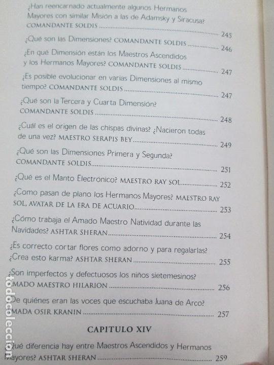 Libros de segunda mano: INTERROGANTES. ARACELI EGEA. METAFISICA RENOVADA RAY SOL. EDITORIAL EX LIBRIS 2004. - Foto 24