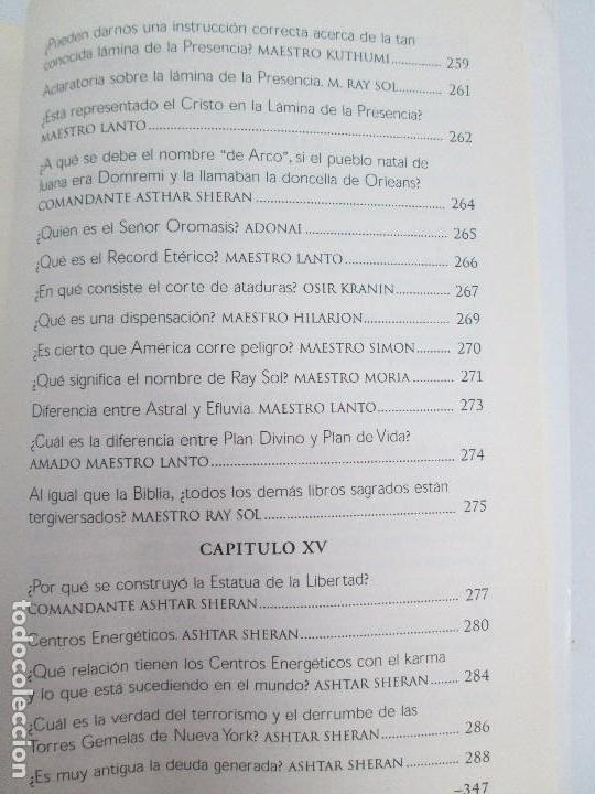 Libros de segunda mano: INTERROGANTES. ARACELI EGEA. METAFISICA RENOVADA RAY SOL. EDITORIAL EX LIBRIS 2004. - Foto 25