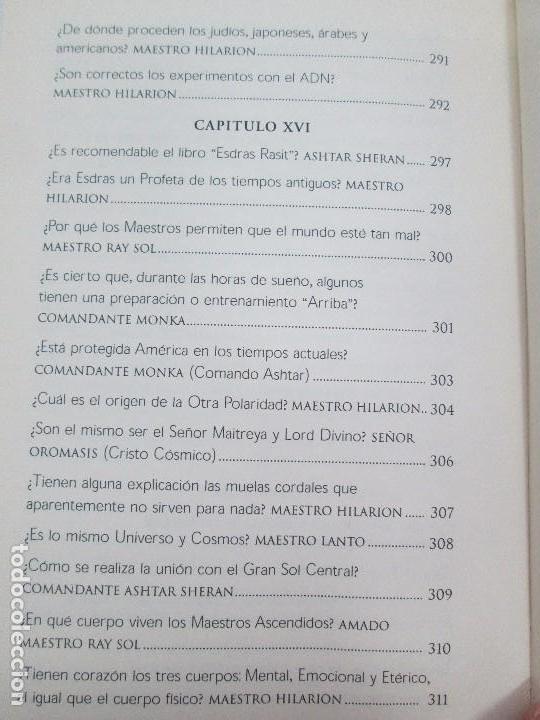 Libros de segunda mano: INTERROGANTES. ARACELI EGEA. METAFISICA RENOVADA RAY SOL. EDITORIAL EX LIBRIS 2004. - Foto 26