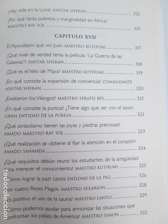 Libros de segunda mano: INTERROGANTES. ARACELI EGEA. METAFISICA RENOVADA RAY SOL. EDITORIAL EX LIBRIS 2004. - Foto 27