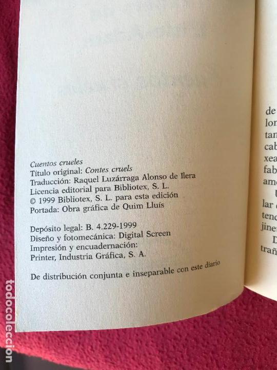 Libros de segunda mano: Cuentos crueles. Villiers de L&acute;isle-Adam - Foto 3