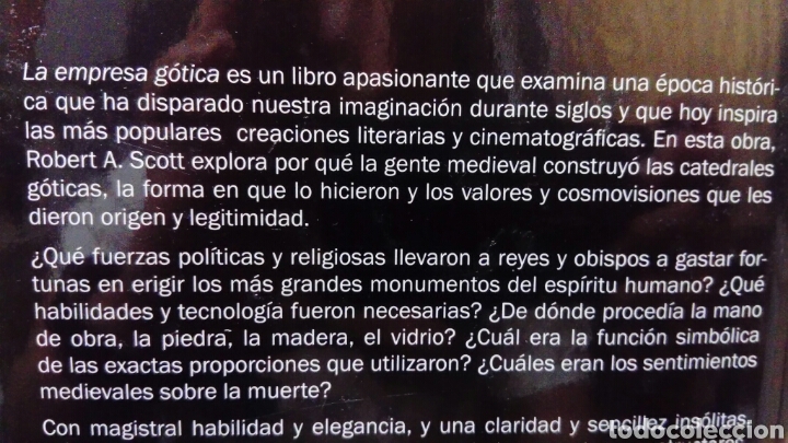 Libros de segunda mano: La empresa g&oacute;tica. Robert A. Scott - Foto 2