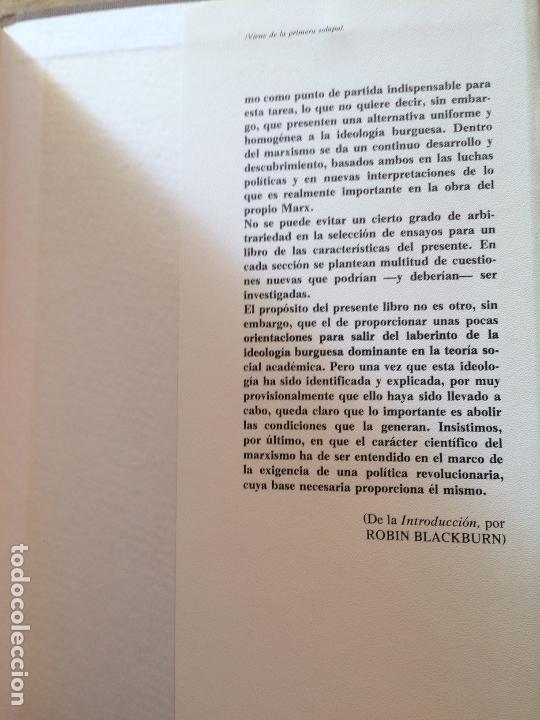 Libros de segunda mano: IDEOLOG&Iacute;A Y CIENCIAS SOCIALES. ROBIN BLACKBURN (EDITOR) - Foto 6