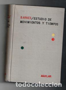Libros de segunda mano: Estudio de movimientos y tiempos, Barnes - Foto 1