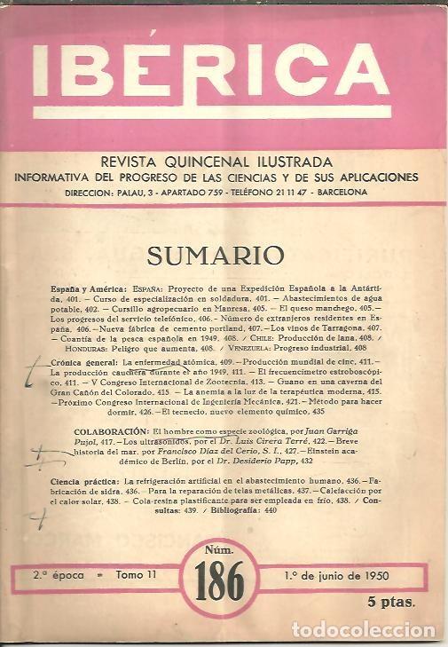 Libros de segunda mano: IBERICA. N. 186. - REVISTA. - Foto 1