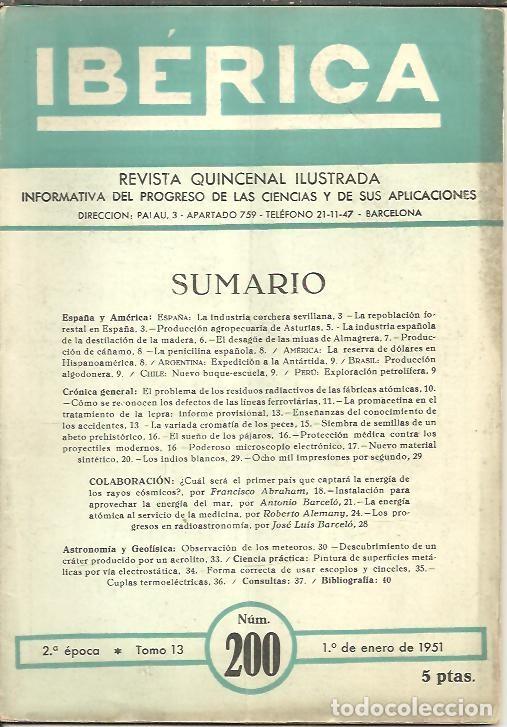 Libros de segunda mano: IBERICA. N. 200. - REVISTA. - Foto 1