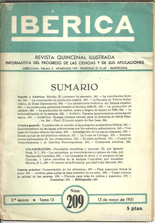 Libros de segunda mano: IBERICA. N. 209. - REVISTA. - Foto 1