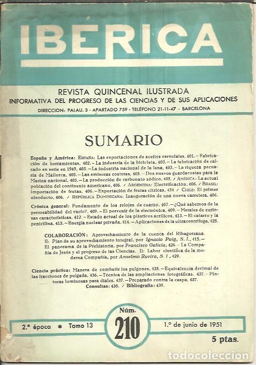 Libros de segunda mano: IBERICA. N. 210. - REVISTA. - Foto 1