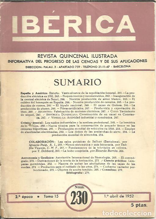 Libros de segunda mano: IBERICA. N. 230. - REVISTA. - Foto 1