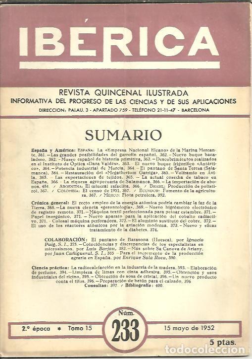 Libros de segunda mano: IBERICA. N. 233. - REVISTA. - Foto 1