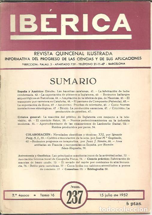 Libros de segunda mano: IBERICA. N. 237. - REVISTA. - Foto 1