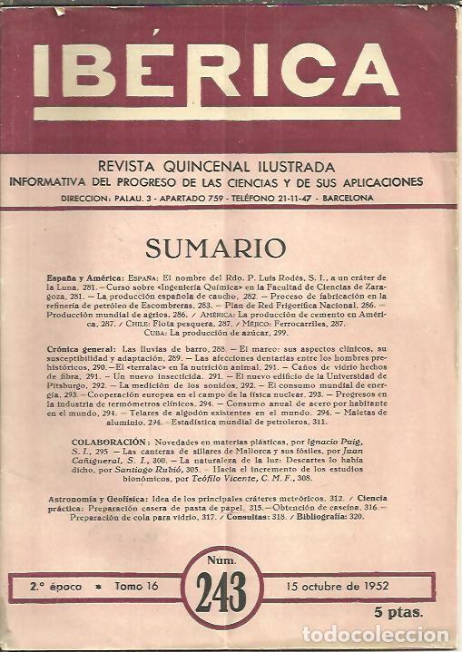 Libros de segunda mano: IBERICA. N. 243. - REVISTA. - Foto 1