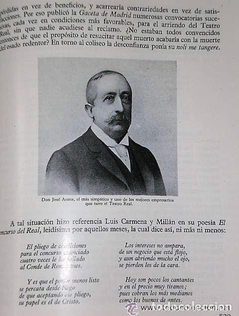 Libros de segunda mano: HISTORIA Y ANECDOTARIO DEL TEATRO REAL. - Foto 6