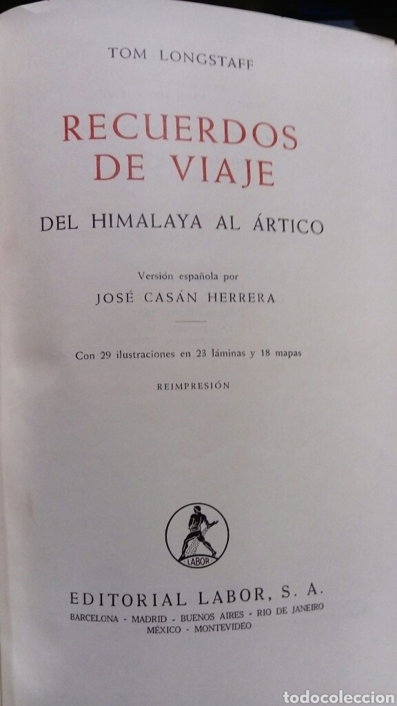 Libros de segunda mano: Recuerdos de viaje. T. Longstaff - Foto 2