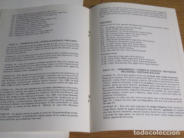 Libros de segunda mano: Gu&iacute;a del Museo de Lluc (Mallorca). Cat&aacute;logo - Foto 3