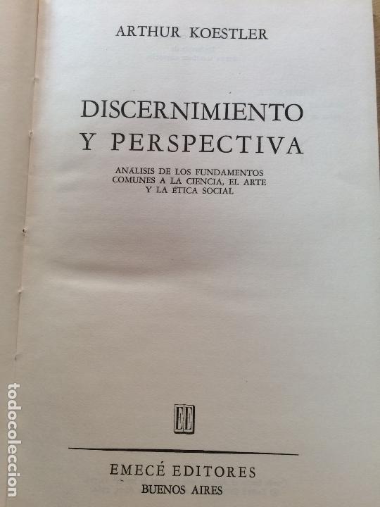 Libros de segunda mano: DISCERNIMIENTO Y PERSPECTIVA. ARTHUR KOESTLER. - Foto 3