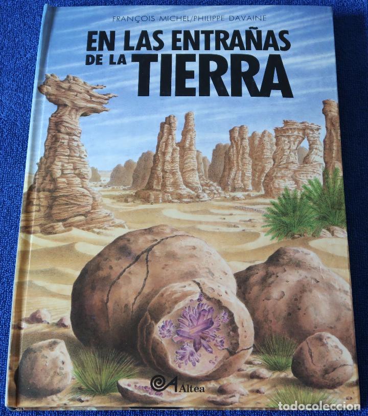 Libros de segunda mano: En las entra&ntilde;as de La Tierra - Libro Animado - Libro POP-UP - Altea (1989) - Foto 1