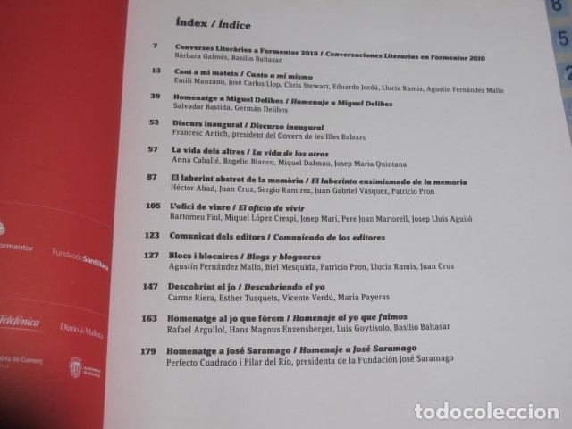 Libros de segunda mano: Converses liter&agrave;ries a Formentor, Mallorca, 2010 - Foto 3