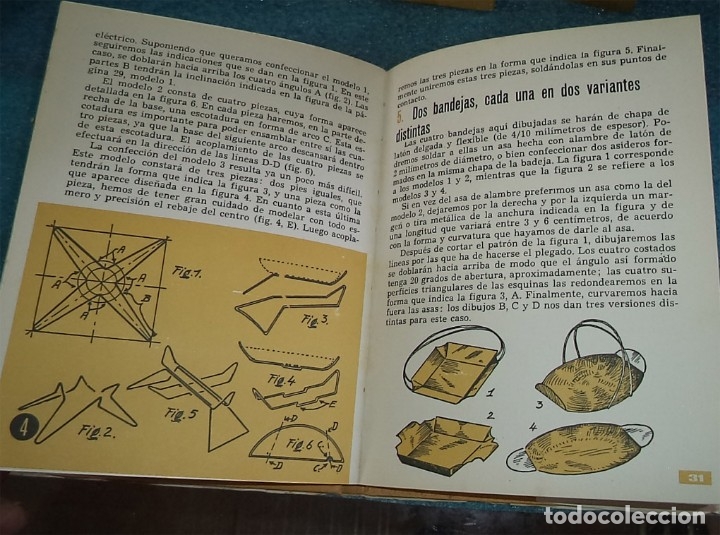 Libros de segunda mano: - &nbsp;CONSTRUYO OBJETOS PRACTICOS DE METAL ENCICLOPEDIA DE LAS AFICIONES. SANTILLANA - Foto 2