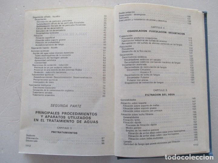 Libros de segunda mano: JACQUES B&Eacute;CHAUX     Manual T&eacute;cnico del Agua.   RM86597 - Foto 3