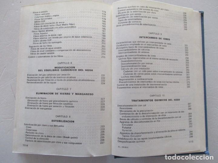 Libros de segunda mano: JACQUES B&Eacute;CHAUX     Manual T&eacute;cnico del Agua.   RM86597 - Foto 4