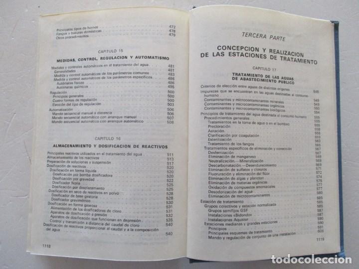 Libros de segunda mano: JACQUES B&Eacute;CHAUX     Manual T&eacute;cnico del Agua.   RM86597 - Foto 6
