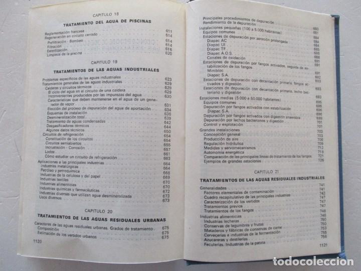 Libros de segunda mano: JACQUES B&Eacute;CHAUX     Manual T&eacute;cnico del Agua.   RM86597 - Foto 7