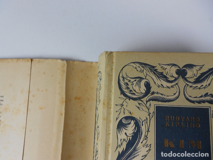 Libros de segunda mano: KIM (RUDYARD KIPLING) EDICIONES LA NAVE - 1942 - Foto 5