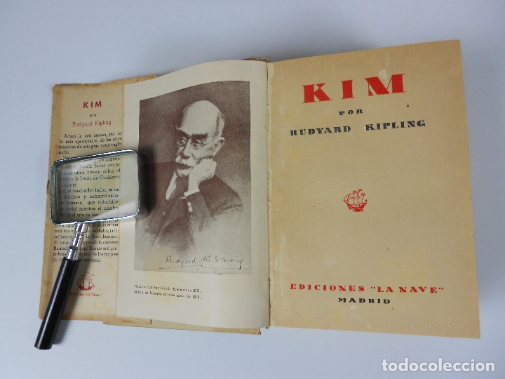 Libros de segunda mano: KIM (RUDYARD KIPLING) EDICIONES LA NAVE - 1942 - Foto 8