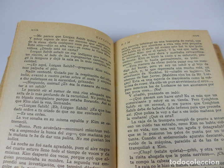 Libros de segunda mano: KIM (RUDYARD KIPLING) EDICIONES LA NAVE - 1942 - Foto 10