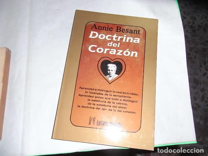 Libros de segunda mano: Annie Besant, Doctrina del corazon, Ed. Humanitas - Foto 1