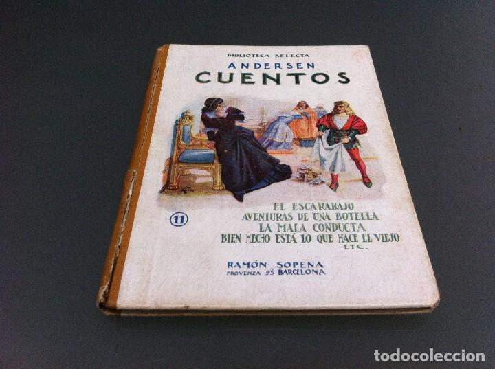 Libros de segunda mano: BIBLIOTECA SELECTA (ANDERSEN, CUENTOS) Ed. RAM&Oacute;N SOPENA, 1943. - Foto 1